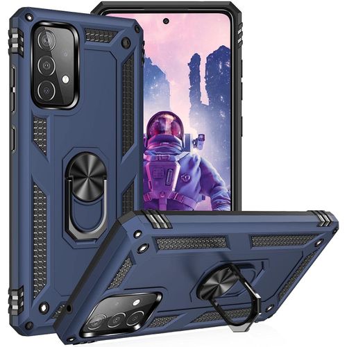 Coque A52 5g,Coque Samsung Galaxy A52 5g Protective Etui Anti-Choc Anti-Rayure Et 360° Support Rotatif Coque Pour Samsung Galaxy A52/A52s 5g 6.5"" Bleu