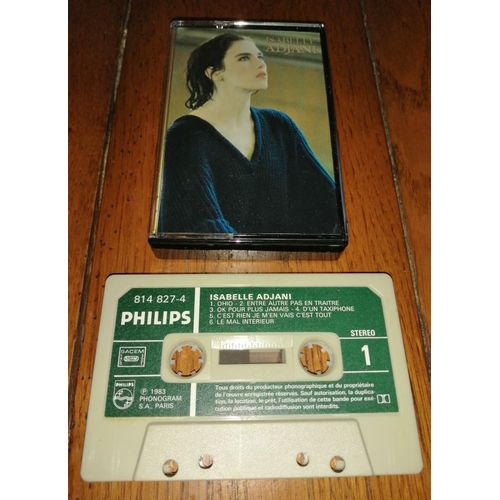 K7 Cassette Audio Isabelle Adjani "Pull Marine " 11 Titres De 1983 ( Serge Gainsbourg )Dont " Beau Oui Comme Bowie " , "Ohio " ," Le Bonheur C'est Malheureux "...