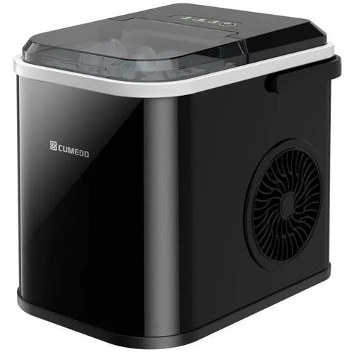 CUMEOD Machine à Glaçons, 12kg en 24h, 8 Glaçons en 6-10 Minutes, Machine a Glacons à Affichage LED de Comptoir 120W avec Capteu14
