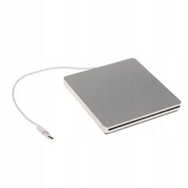 Lecteur DVD-RW externe ultra-fin avec port USB 2.0 pour PC et ordinateurs portables