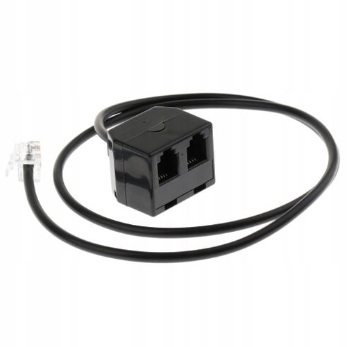 Câble adaptateur jack mâle vers femelle pour câble téléphonique 4P4C
