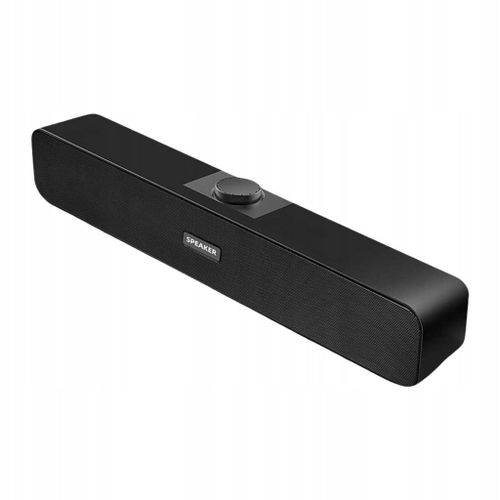 Barre de son compacte et portable 5 V 1,0 A, compatible AUX 6 W, mini enceinte de bureau