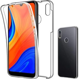 Coque Pour Huawei Y6s / Y6 2019 Protection Complète Corps Avant Arrière 360 Cover Clear Transparent Soft