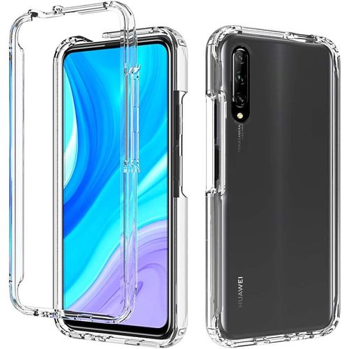 Coque Pour Huawei Y9s,Clear Body Hard Pc + Soft Silicone Tpu 2in1 Housse De Téléphone Antichoc Pour Huawei Y9s Transparent