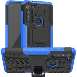 Coque Motorola Moto G8 Power,Armor Support Protection Étui,Anti Chocs Bumper Étui Hybride Protection Cover Pour Motorola Moto G8 Power Smartphone Not Fit Moto G8 Play / G8 Plus ,Bleu