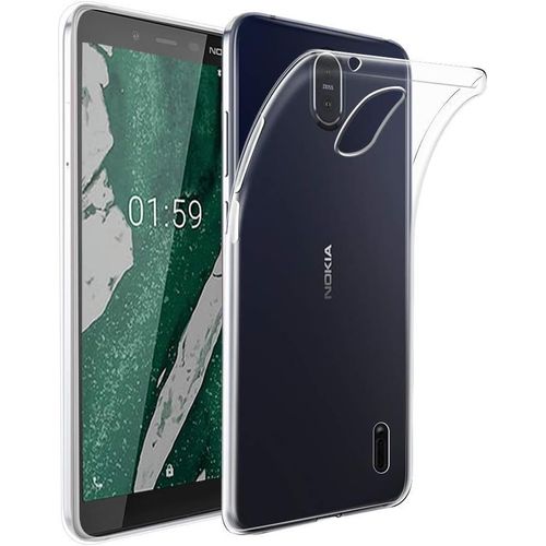 Coque Nokia 1 Plus, Fusion Transparente Coque En Silicone Mince Charme De Téléphone Coque En Gel Coque Arrière Transparente Protection Coque Pour Nokia 1 Plus