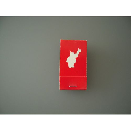 Pochette D'allumettes Publicitaire Rouge "Hippotamus" Pour Les Mordus De La Viande - Comme Neuve - Pleine - Dimensions : 4,60cm X 2,60 Cm