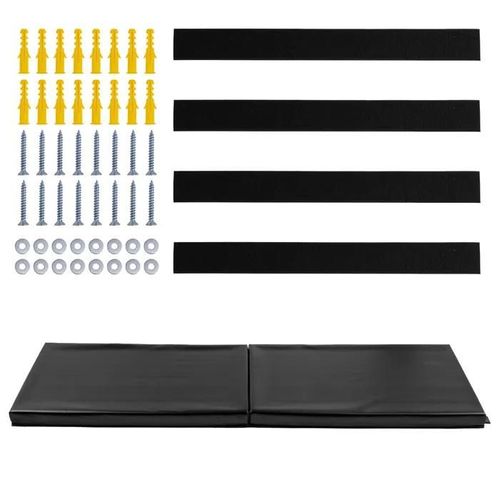 Rembourrage Mural Gym-Vevor-1500x500x50 Mm-Tapis De Protection Murale Résistant Aux Déchirures-4 Pcs