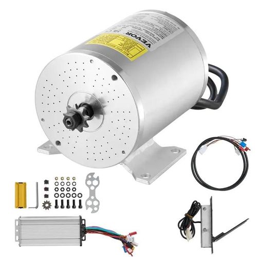 Kit De Moteur Électrique Sans Balais-Vevor-1800 W 48 V 4500 Tr/Min-Avec Contrôleur De Vitesse Et Kit D'accélérateur À Pédale-Autre