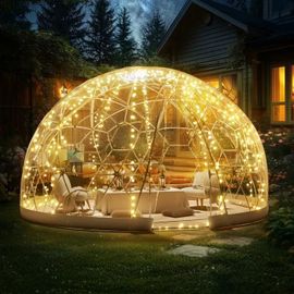 Tente À Bulles Dôme-Vevor-2,9 M-Abri De Camping Extérieur Avec Fenêtre Transparente-Couverture En Pvc-Imperméable