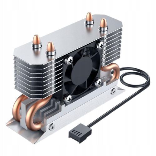 Dissipateur thermique pour disque dur avec protection thermique en silicone Dissipateur thermique pour SSD M.2 avec ventilateur