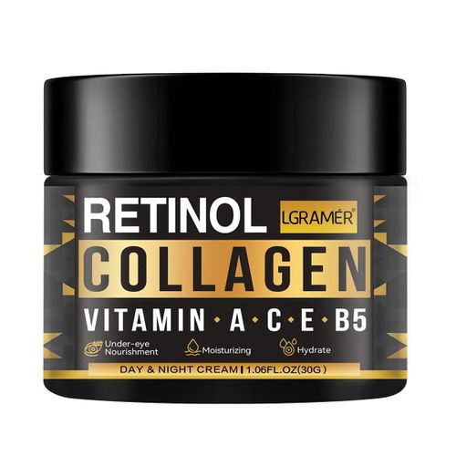 Rétinol Collagène Hommes Crème Pour Le Visage Soin De La Peau Hydratant Éclaircissant Hydratant Rides Lisses Raffermissant Visage Hommes Soins De La Peau-30g