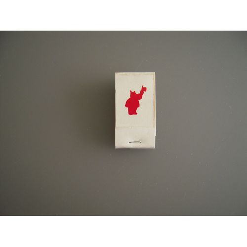 Pochette D'allumettes Publicitaire Blanche "Hippotamus" Pour Les Mordus De La Viande - Bon Etat - Pleine - Dimensions : 4,60cm X 2,60 Cm