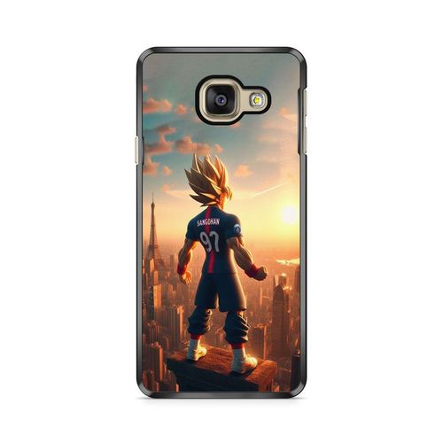 Coque De Téléphone Compatible Avec Samsung Galaxy A3 2016 ( A310) Dbz Animé Manga Japon Dragon, Motif Maillot De Foot, Equipe De Paris Ref 50