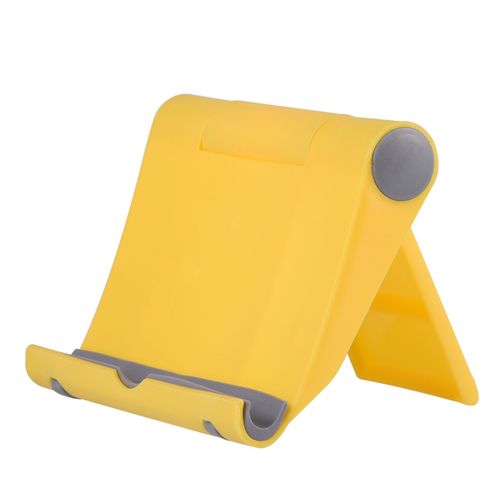 Support De Telephone Portable, Support De Bureau, Rotation A 270 Degres, Jaune