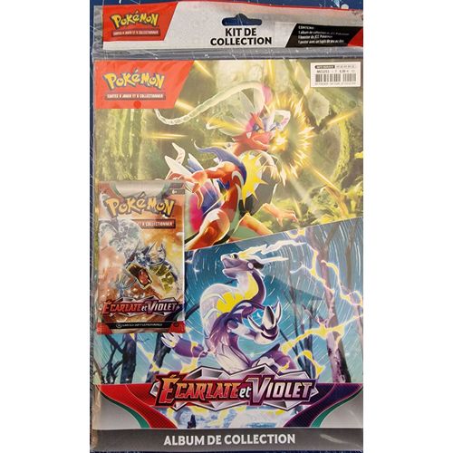 Collection Pokemon Kit Collection 1 Ecarlate Et Violet + Booster 10 Cartes
