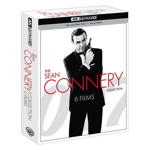 James Bond 007 - La Collection Sean Connery - 6 Films - 4k Ultra Hd + Blu-Ray - Boîtier Steelbook Limité