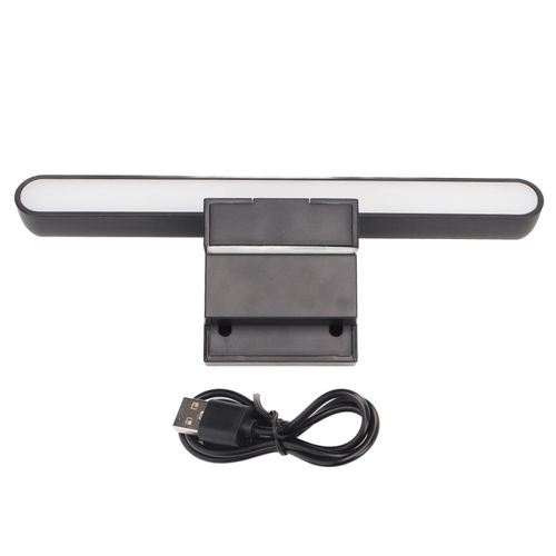 Lampe pour ecran d'ordinateur, 3 couleurs reglables, barre lumineuse LED a intensite variable avec controle tactile