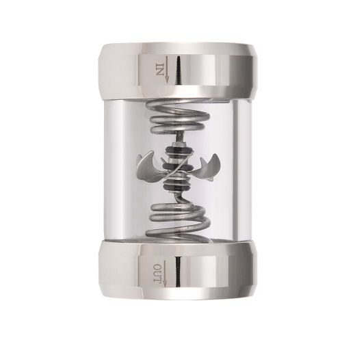 Indicateur de debitmetre filete G1/4 pour systeme de refroidissement par eau d'ordinateur, remplacement metallique
