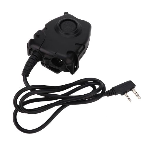 Cable adaptateur PTT pour talkie-walkie, ecouteur, tete K, pour radio bidirectionnelle RETEVIS Kenwood BAOFENG