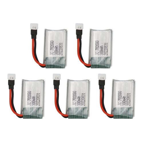 Batterie De Remplacement Pour Drone Rc 702030 300 Mah, Accessoires Pour Drone E55 Fq777 Fq17w Dfd F180 Fy530 U816 3,7 V