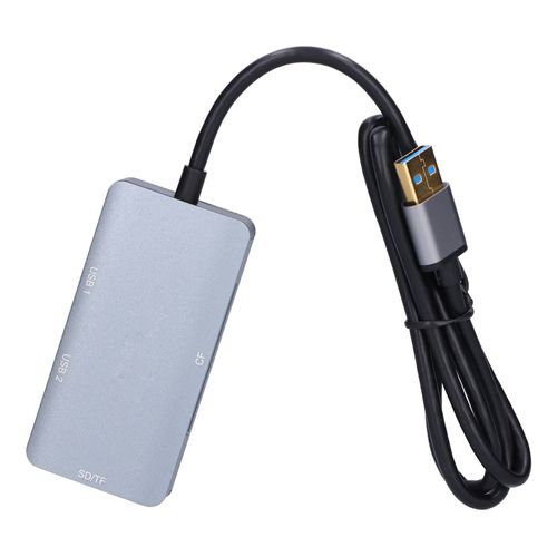 Lecteur de cartes USB 3.0 ONTEN, transmission bidirectionnelle, petit lecteur de cartes portable multifonctionnel 5 en 1 pour Vista OS X