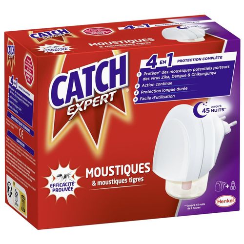 CATCH Diffuseur électrique Moustiques Répulsif 45 nuits