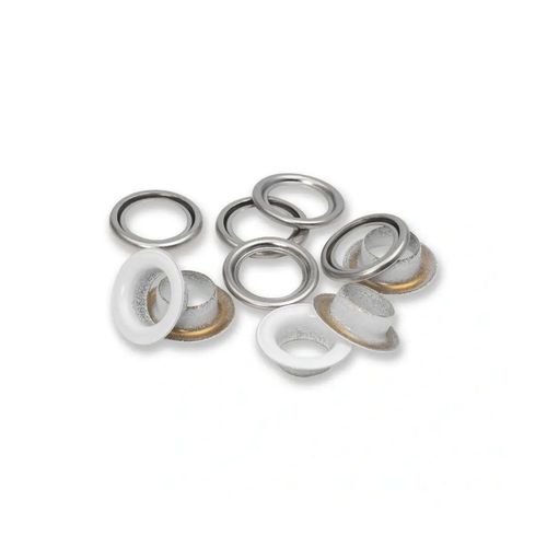 Boîtes De 20 ?Illets Avec Rondelles 11 Mm - Prym. Color : Blanc