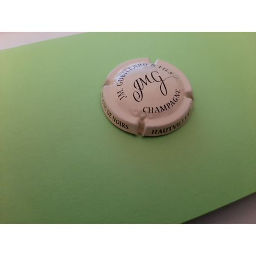 Capsule Gobillard Initiales Jmg Fond Blanc Blanc De Noir