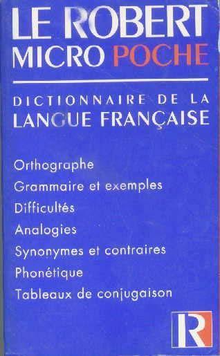 LeRobert micro. Dictionnaire de la langue française