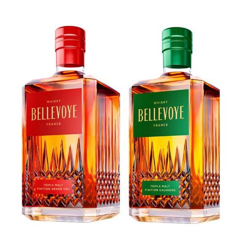Collection Whisky Bellevoye Rouge Et Vert - 2x70cl