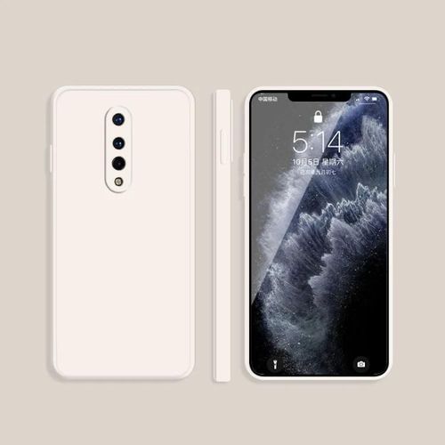 Coque De Protection En Silicone Oneplus 8 - Couverture Complète, Anti-Chute, Blanc Blanc