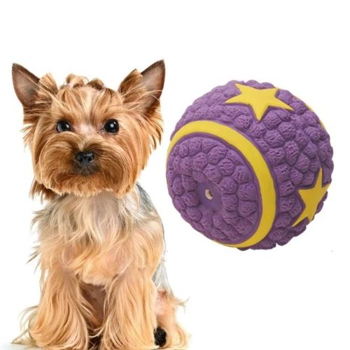 Latex Dog Sound Ball - Grand Jouet Pour Animaux De Compagnie Quatre Étoiles De