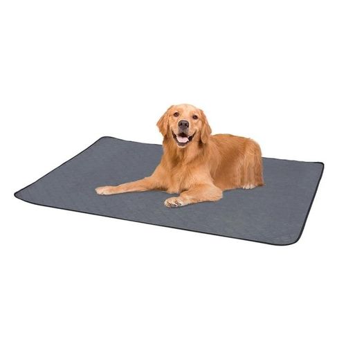 Coussin D¿Urine Pour Chien - Tampon D¿Eau Lavable, Grand Gris Foncé -