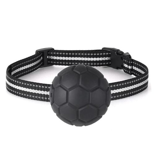Collier Anti-Aboiement Pour Chien - Contrôle Du Son Et Des Vibrations, Prise Ue, Noir