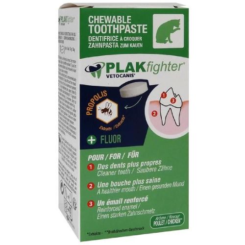 Dentifrice Croquer - Vetocanis - X30 Comprimés Pour Chat Et Petit Chien