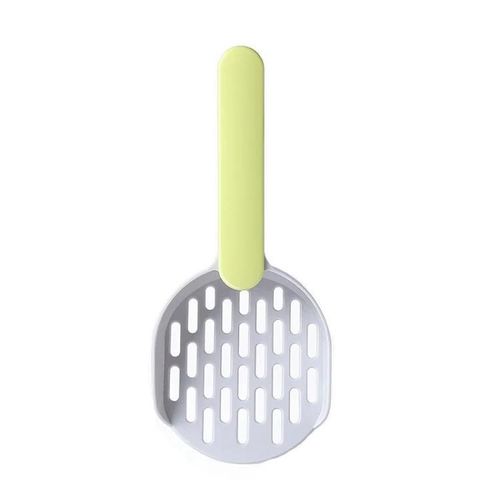 Set De Pelle À Litière Pour Chat - 5 Pièces Avec Filtre, Gris Et Vert - Gris + Vert