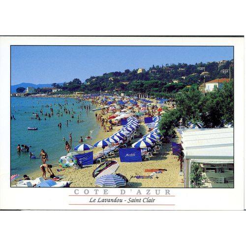 Carte Postale Côte D'azur, Le Lavandou - Saint Clair, 1997