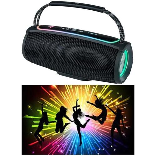 Enceinte Bluetooth sans fil TYPE Effets LED RGB 30W MEGA BASS party