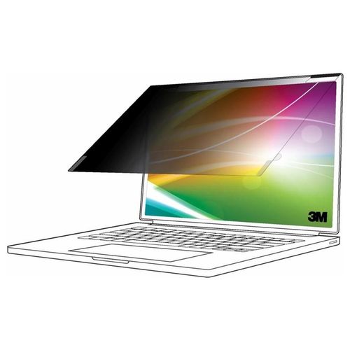 3M Bright Screen Privacy Filter - Filtre de confidentialité pour ordinateur portable - écran brillant - amovible - flip/adhésif - 16" - pour Dell Studio XPS 16