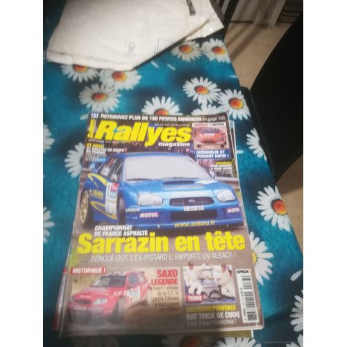 Rallyes Magazine 137 De 2004 Alsace,Saxo Kit Car,Auxerrois,Provence