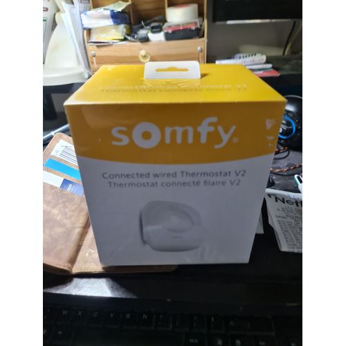 Vends Thermostat connecté filaire Somfy V2 pour pilotage chaudière