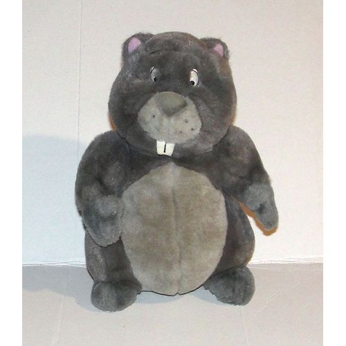 Peluche Marmotte Castor Grignotin Winnie L'ourson Doudou Disney