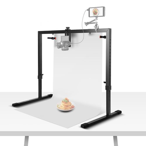 NEEWER Support pour Appareil Photo de Haut en Bas, Plateau de Table en Acier, Plate-Forme de Support Multiple pour Photographie Plate, lumière, Cuisine, Dessin, Artisanat, pour Tables ? 1 m de