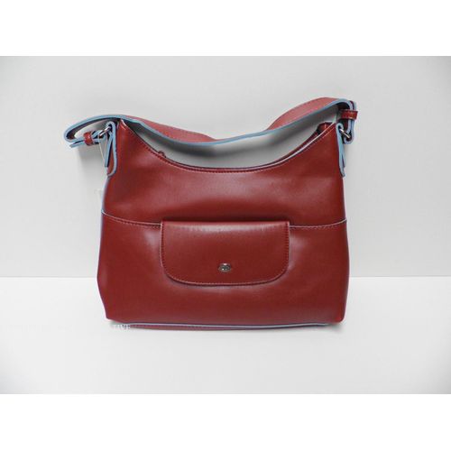 sac a main rouge bordeaux DAVID JONES pour femme NEUF #3