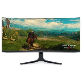 Alienware 34 Gaming Monitor AW3423DWF - Moniteur OLED - jeux - incurvé - 34.18" - 3440 x 1440 UWQHD @ 165 Hz - 1000 cd/m² - 1000000:1 - DisplayHDR 400 True Black - 0.1 ms - HDMI, 2xDisplayPort -...
