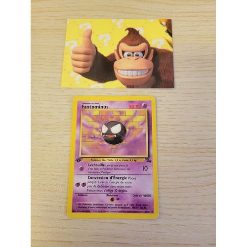 Fantominus 1ed 33/62 Carte Pokemon Fossile/ M5