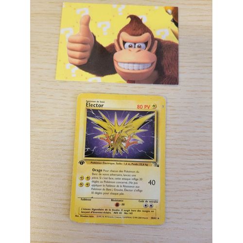 Elector 1ed 30/62 Carte Pokemon Fossile/ M5