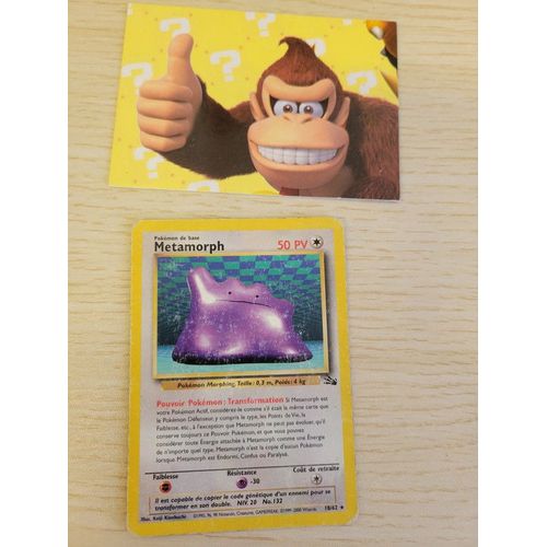 Metamorph 18/62 Carte Pokemon Fossile/ M5