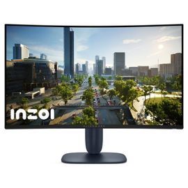 Alienware AW3225DM - Écran LED - jeux - incurvé - 32" (31.5" visualisable) - 2560 x 1440 QHD @ 180 Hz - VA - 400 cd/m² - 3000:1 - DisplayHDR 400 - 1 ms - 2xHDMI, DisplayPort - BTO - avec 3 ans de...
